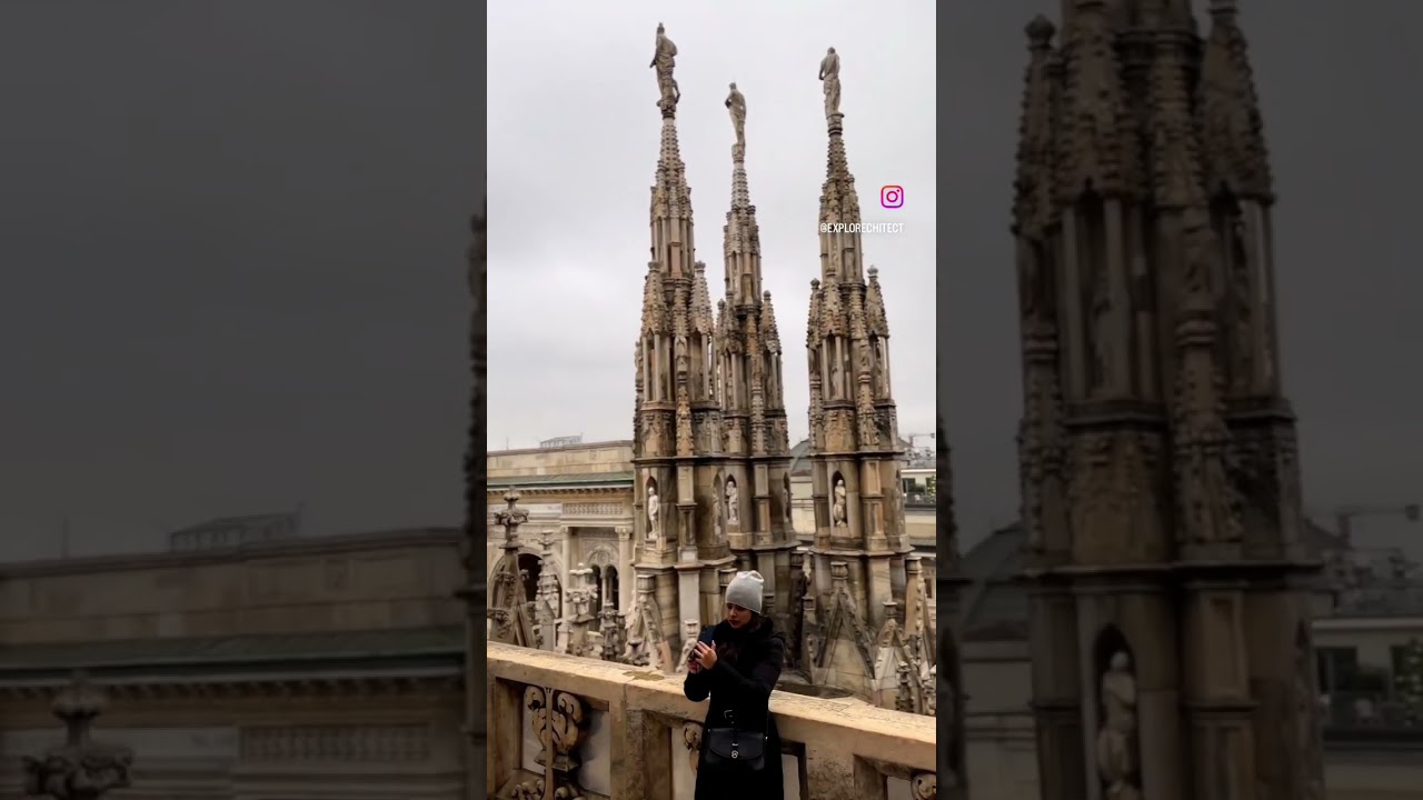 DUOMO DI MILANO ROOFTOP #milan #italy #italia #roma #travel #europe #architecture