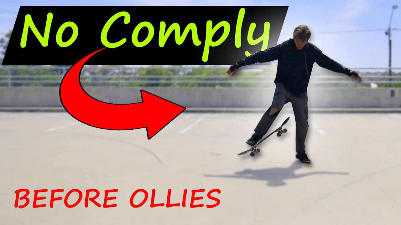 How to NoComply 180 BEFORE OLLIES!!!