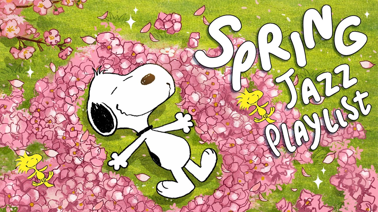 Spring Morning Jazz with Snoopy 🌸☀️🎧 | Fresh Jazz Playlist Vibes to Relax and Chill Morning
