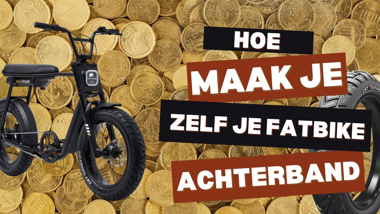 Zo maak je makkelijk zelf je achterband van je FATBIKE of vouwfiets,