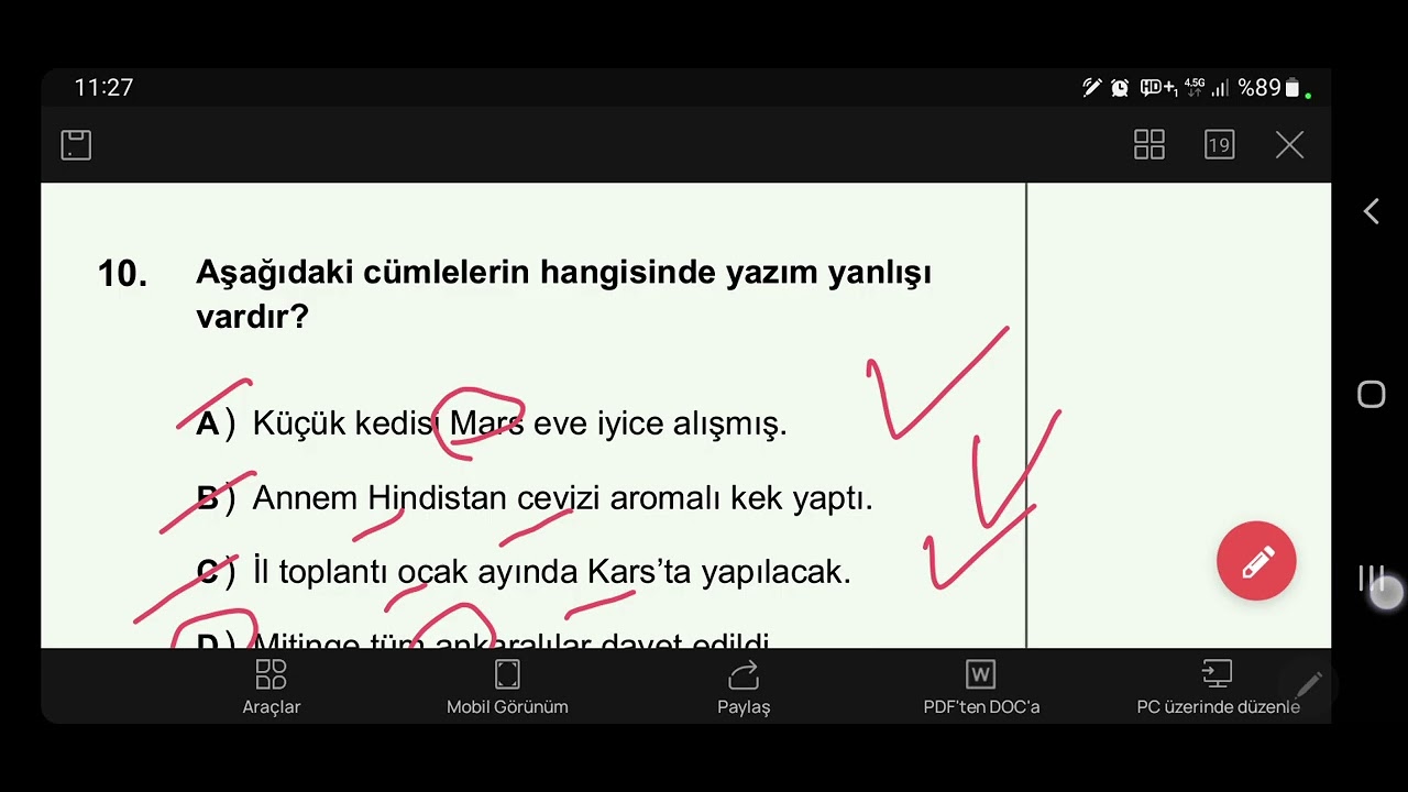 Büyük Harflerin Kullanımı Soru Çözümü