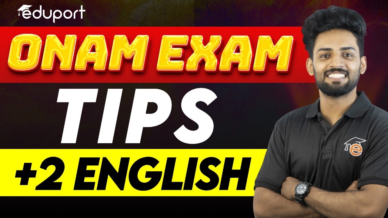Plus Two English Onam Exam Syllabus | Onam Portions | Eduport Plus Two