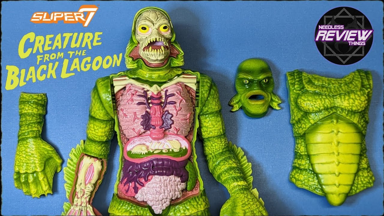 Super 7 Universal Monsters Super Cyborg Creature from the Black Lagoon Needless Unboxing