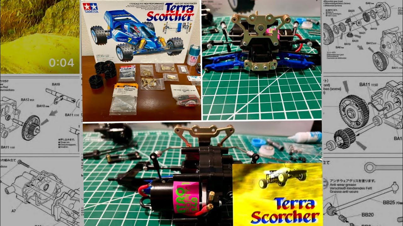 Tamiya Terra Scorcher Build Part 1