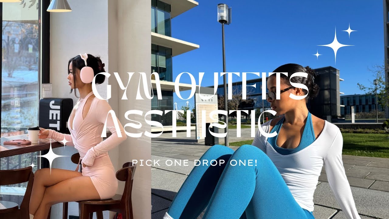 pick one drop one | gym outfit aesthetic 🏋️‍♀️✨