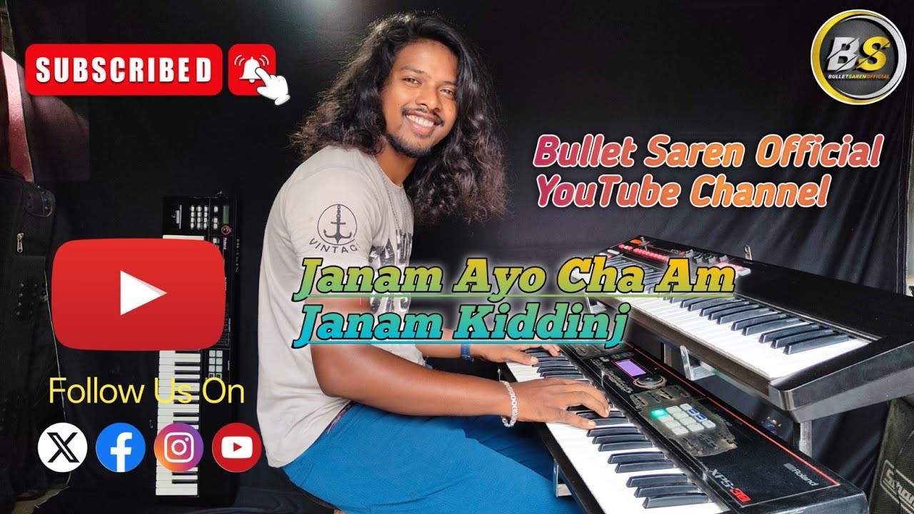 Janam Ayo Chah Am Janam Kiddinj || Santali Sad Song (Instrumental Video) Cover By #bulletsaren