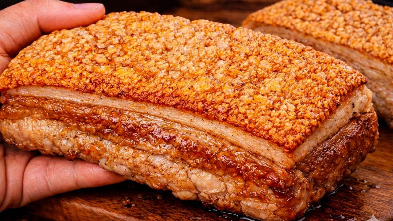 How to Make Crispy Pork Belly Like at the Most Expensive Restaurant!