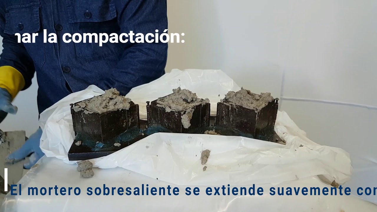 ELABORACIÓN DE CUBOS DE MORTERO ESSSA