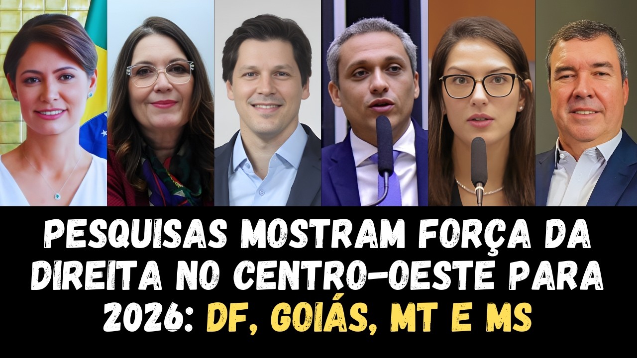 Quem lidera 2026 no Centro-Oeste? Pesquisas revelam cenário no DF, GO, MT e MS