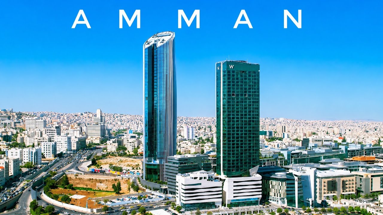 Amman City Capital Of Jordan 🇯🇴 In 4K |