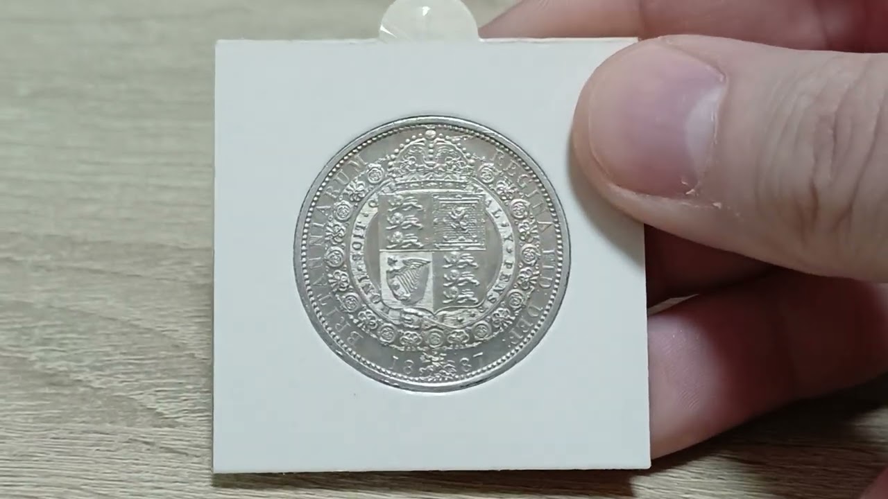 Англия Пол Кроны 1887г.Юбилейный портрет Королевы Виктории