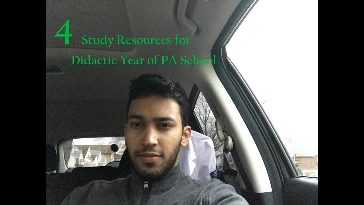 PA School: Top 4 HIGH-YIELD Resources for DIDACTIC YEAR!!