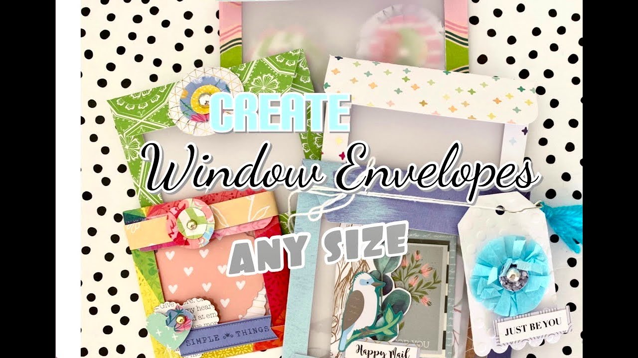 💌 Create Window Envelopes or Pocket Inserts 📨  In Any Size | Use Easy to Find Clear Sheets | EASY
