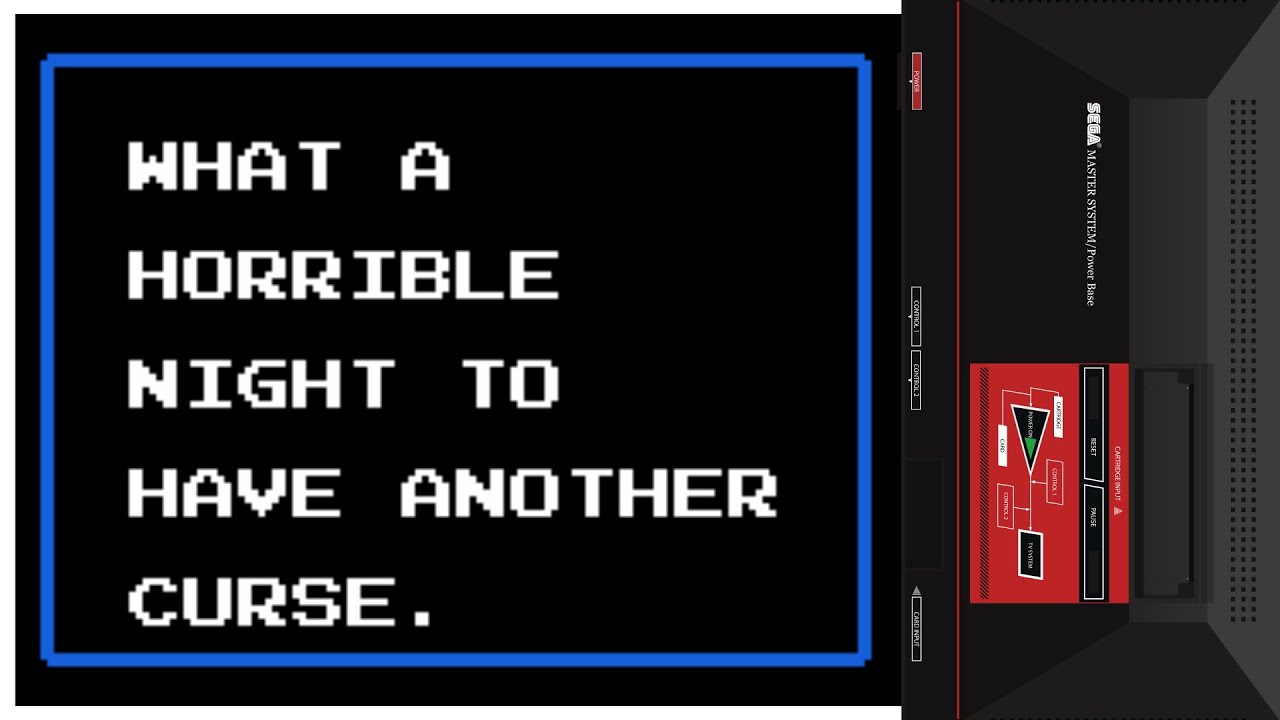 Another Curse, a new Castlevania-esque Master System song!