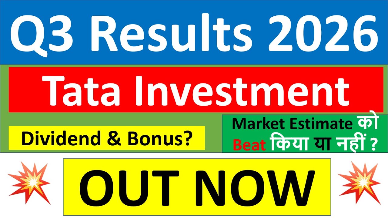 Tata Investment q3 results 2026 | Tata Investment results today | Tata Investment Share News today