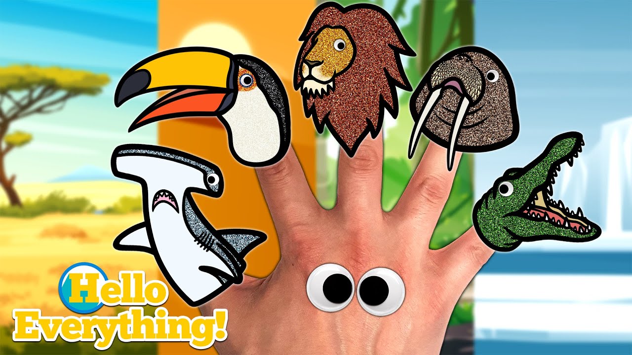 Animals Finger Family | Where Do You Live? Learn Animal Habitats | Kids Songs and Nursery Rhymes