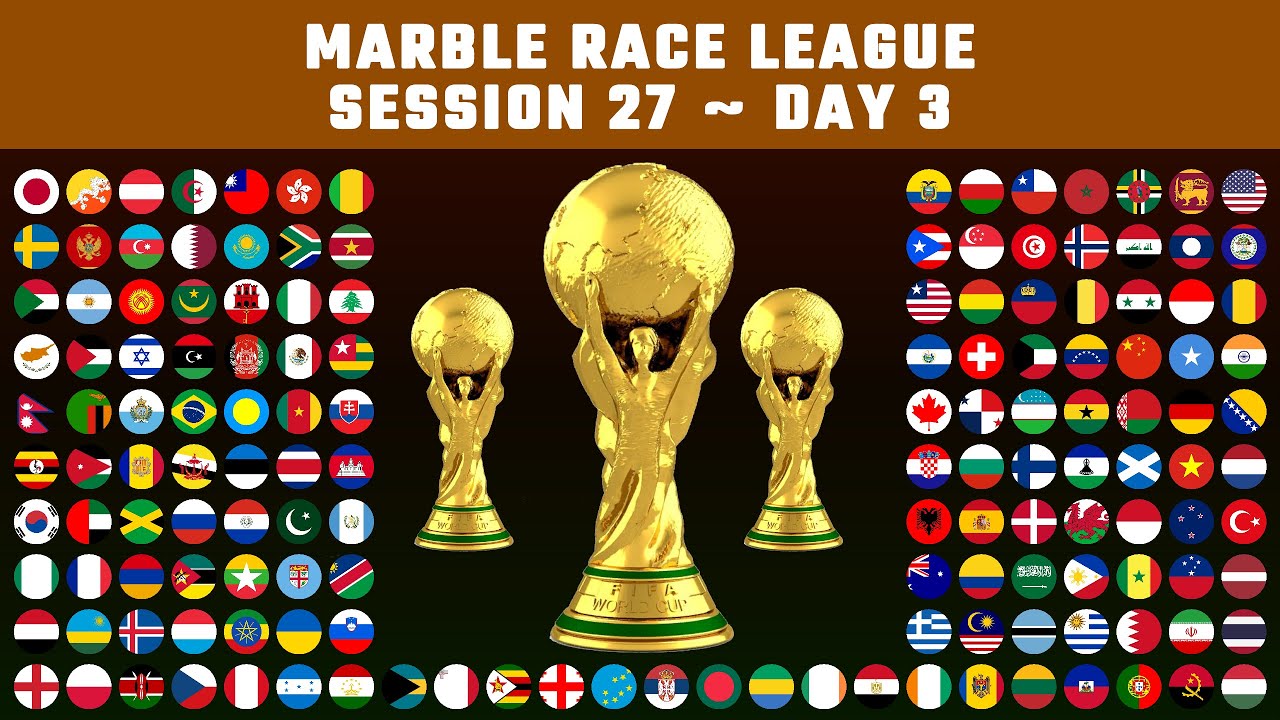 Marble Race Countries League - Session 27 - DAY 3 - Simple Marble Race