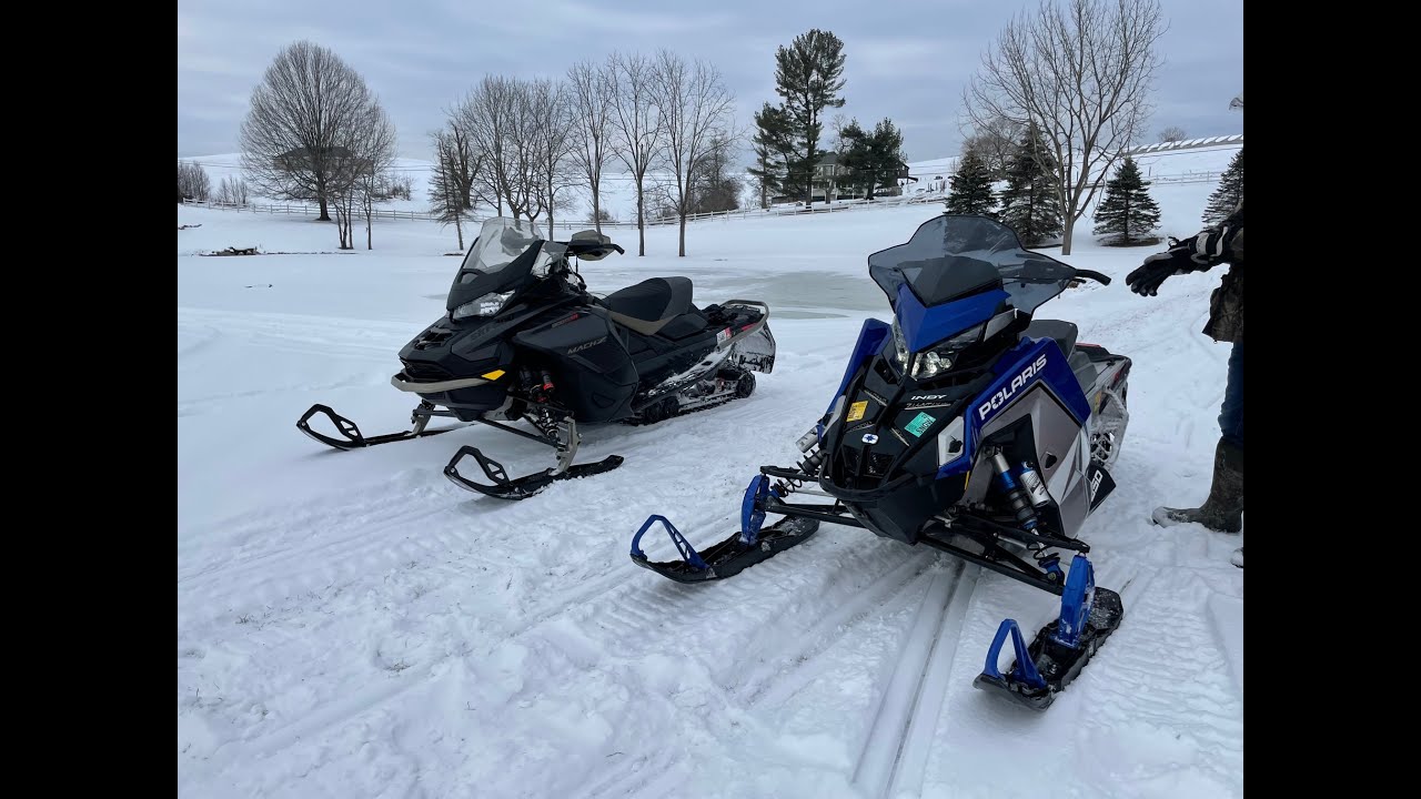Skidoo Mach Z Vs Polaris VR1 First Impressions