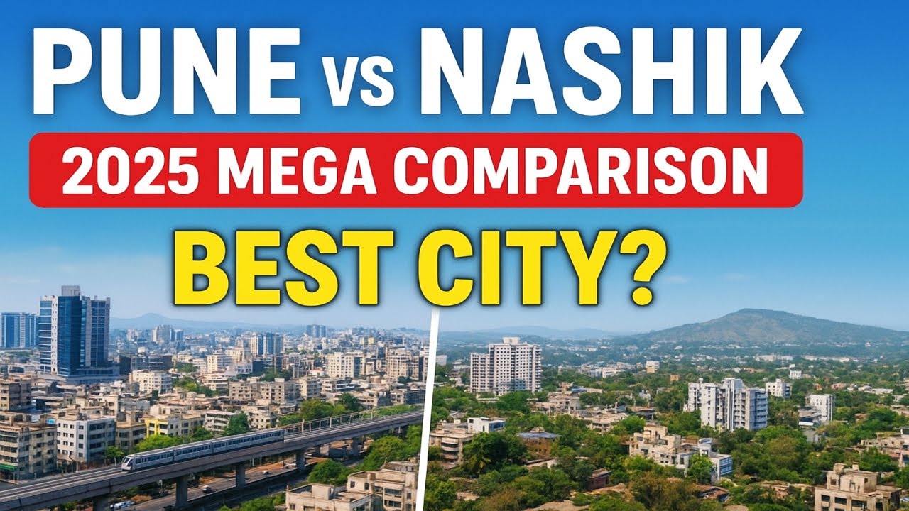 Pune vs Nashik: कौन सा शहर बेहतर? Full Comparison 2025 | Travel, Jobs & Lifestyle #pune #nashik