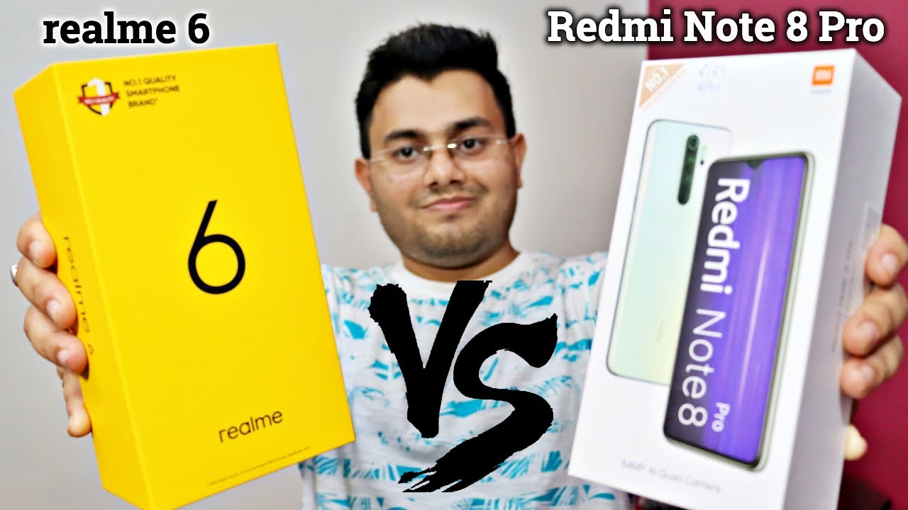 Realme 6 vs Redmi Note 8 Pro 🔥64 MP Quad Camera 📷 Super Fast Charging ⚡झटका लगेगा