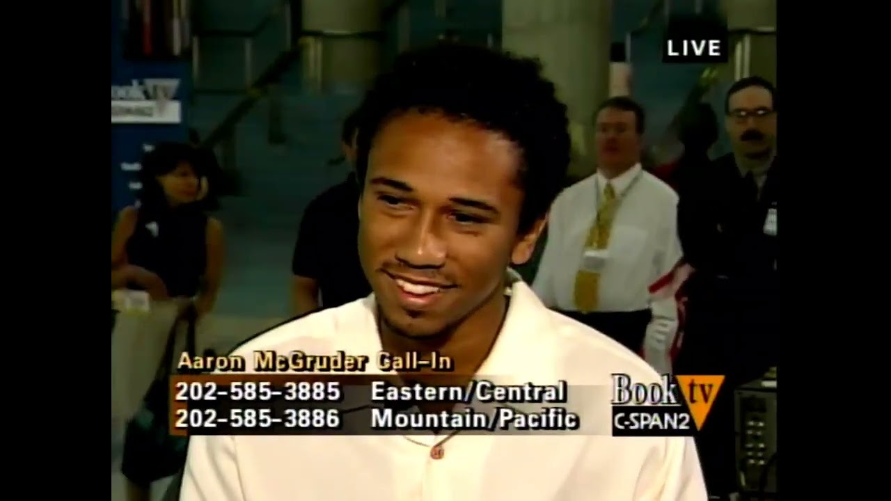Aaron McGruder at BookExpo America 2003