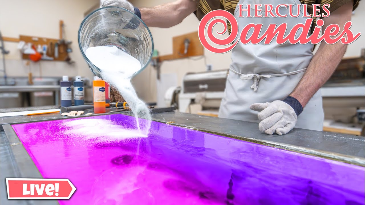 Making Super Sour Valentine’s Day Flavor Candy!