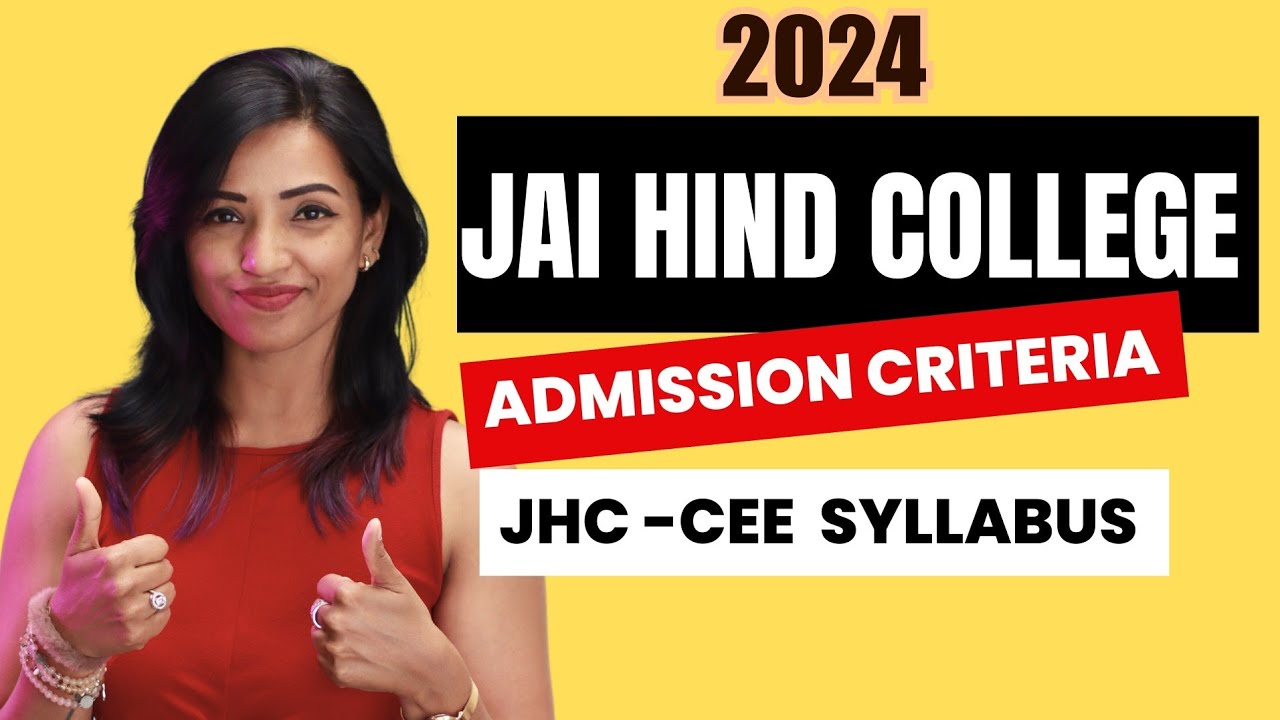 JAI HIND COLLEGE 2024 ADMISSION CRITERIA | ENTRANCE EXAM SYLLBUS | HOW TO PREPARE?