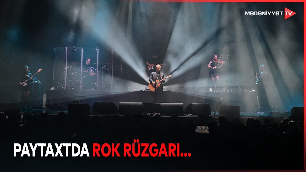 Türk rokunun tanınmış siması Emre Aydın Bakıda konsert proqramı ilə çıxış edib