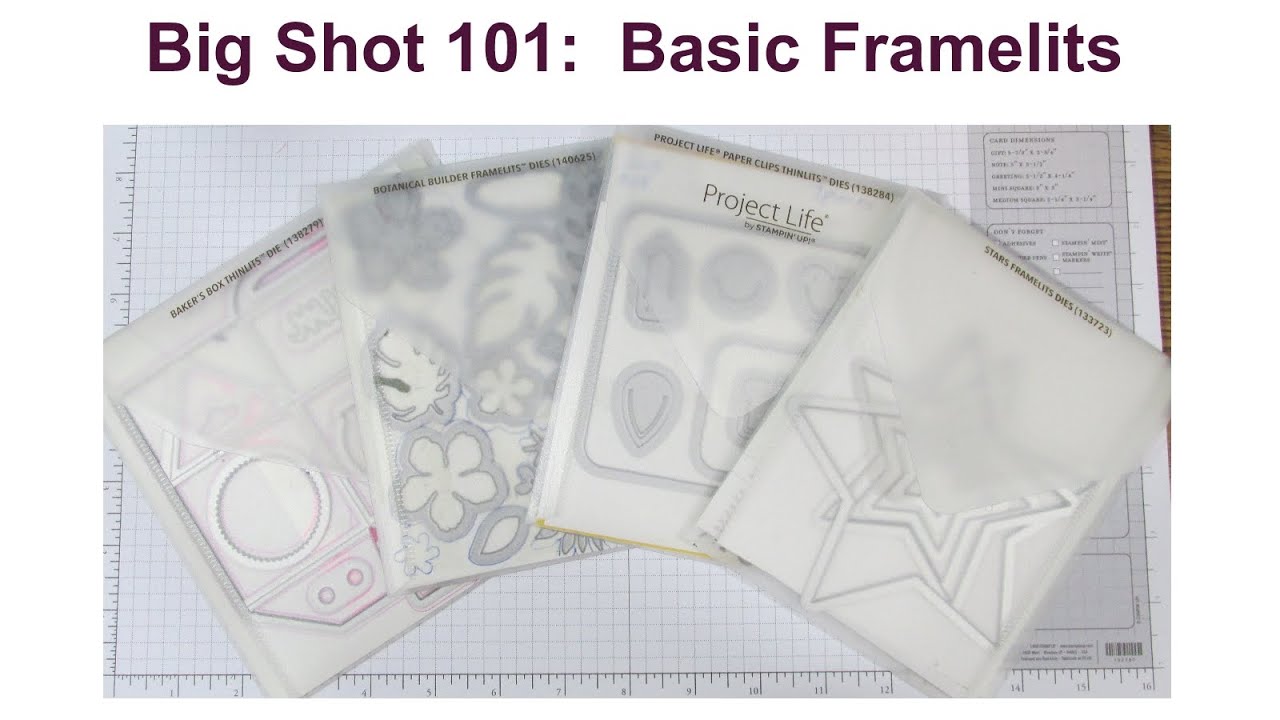 Big Shot 101: Basic Framelits