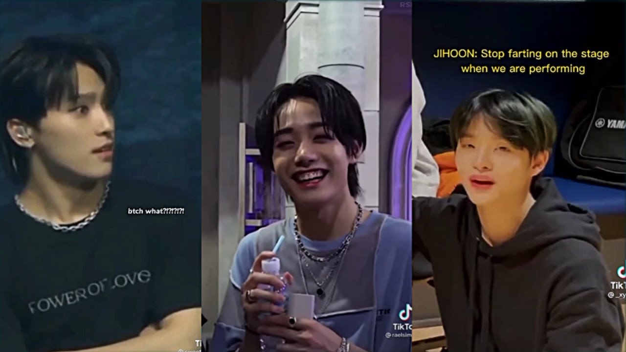 kpop tiktoks because treasure members farts while performing