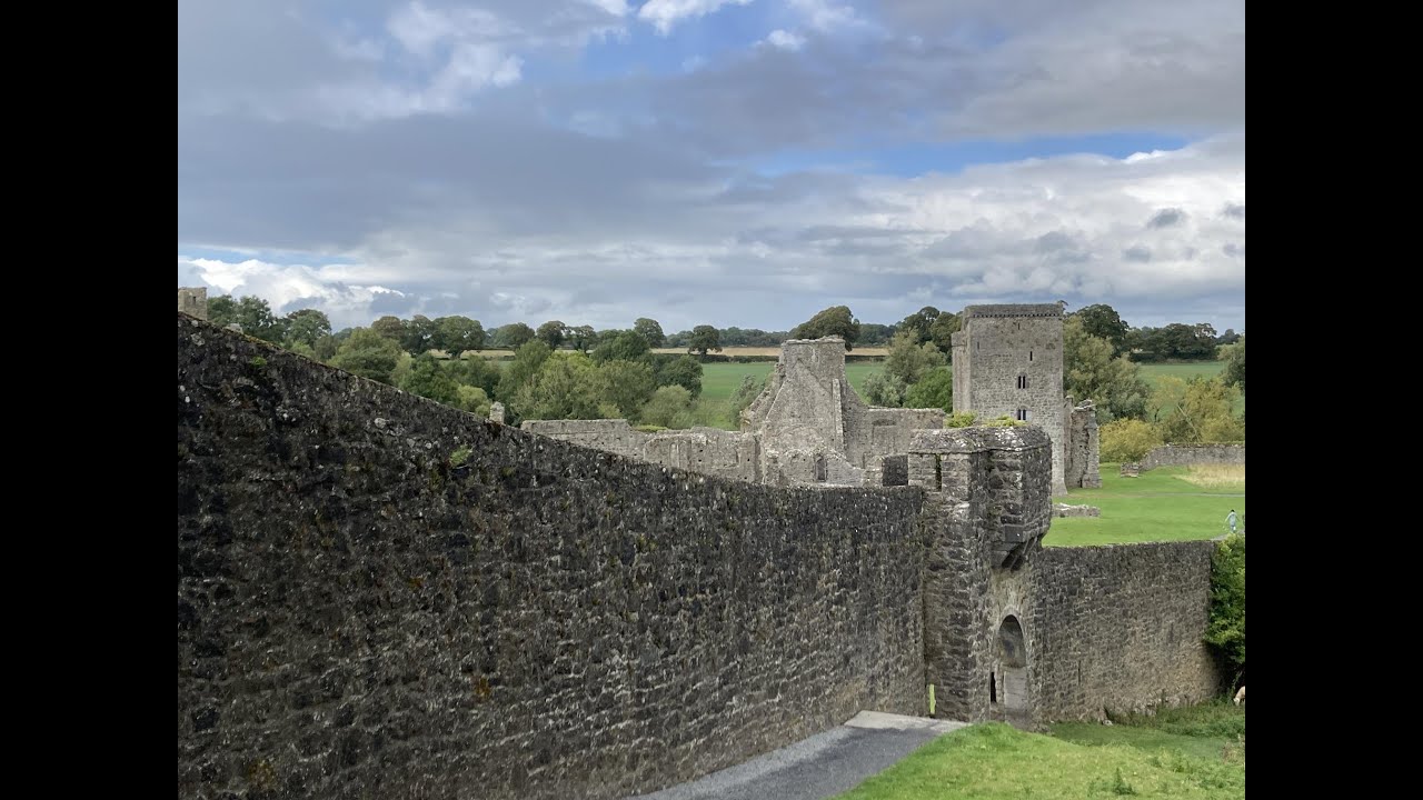 Kells Priory, County Kilkenny - short tour of outer walls and priory ruins