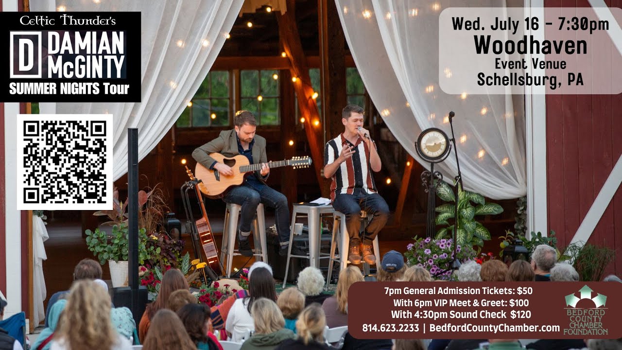 DAMIAN McGINTY 2025 Summer Nights Tour Pkg