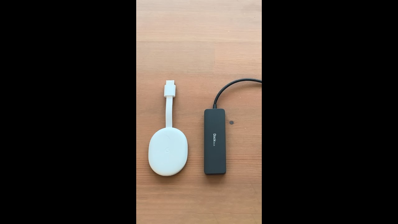 Google Chromecast с USB C Hub &mdash; Google TV #shorts