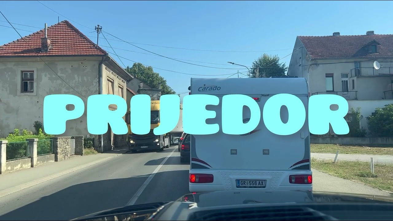 Prijedor, Bosnia and Herzegovina City Drive
