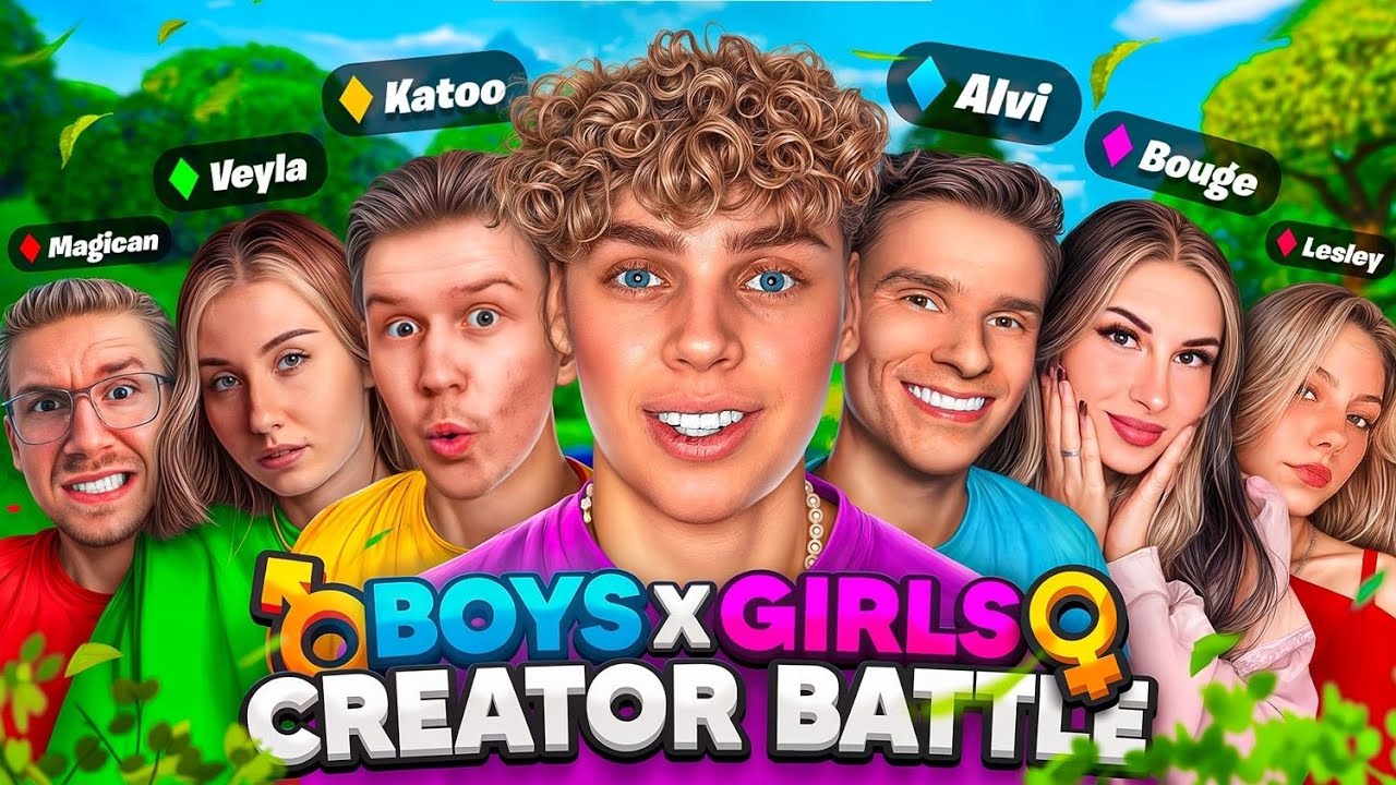 Das JUNGS X M&Auml;DCHEN CREATOR BATTLE in FORTNITE! ⚔️