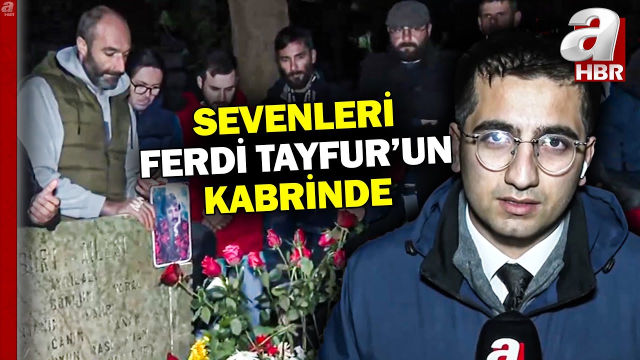 Sevenleri Ferdi Tayfur'un kabrinde | Türkiye 