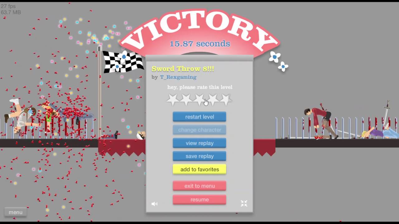 happy wheels sword throw