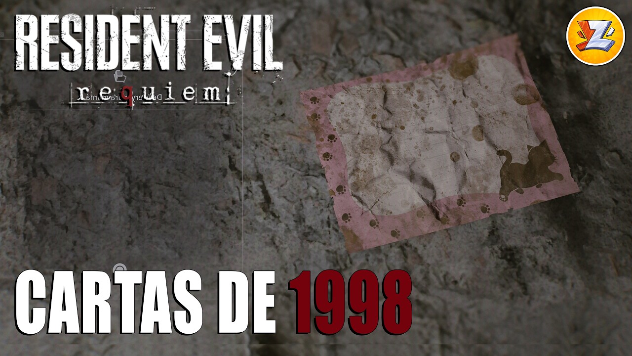 Resident Evil Requiem - Localizaci&oacute;n de todas las Cartas de 1998 + Amuleto extra - Edici&oacute;n Deluxe