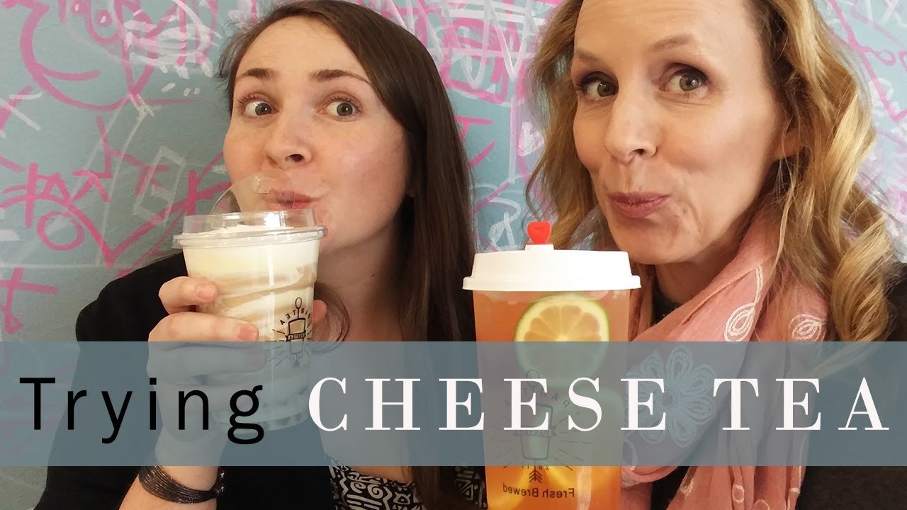 Trying Cheese Tea: Latest Food Trend - Vlog 113