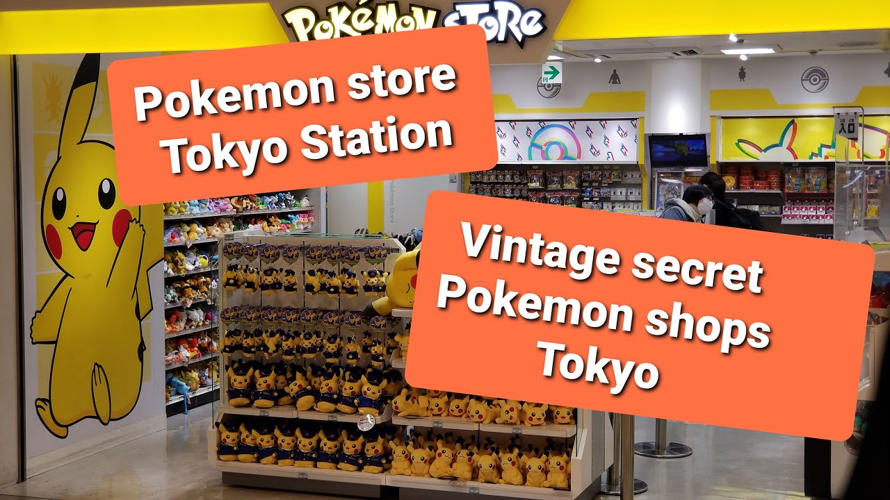 Pokemon Store Tokyo Station March 2022 and epic secret vintage Pokemon card shops