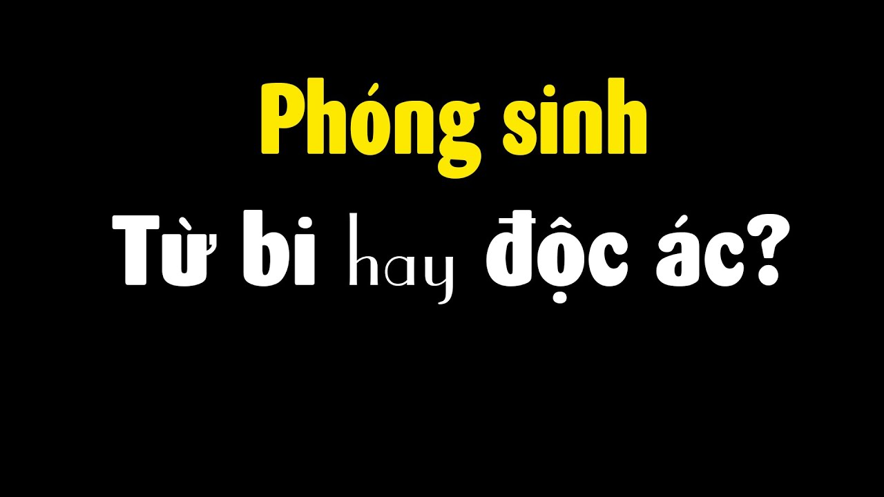 Tại sao nên dẹp bỏ lễ Phóng sinh?