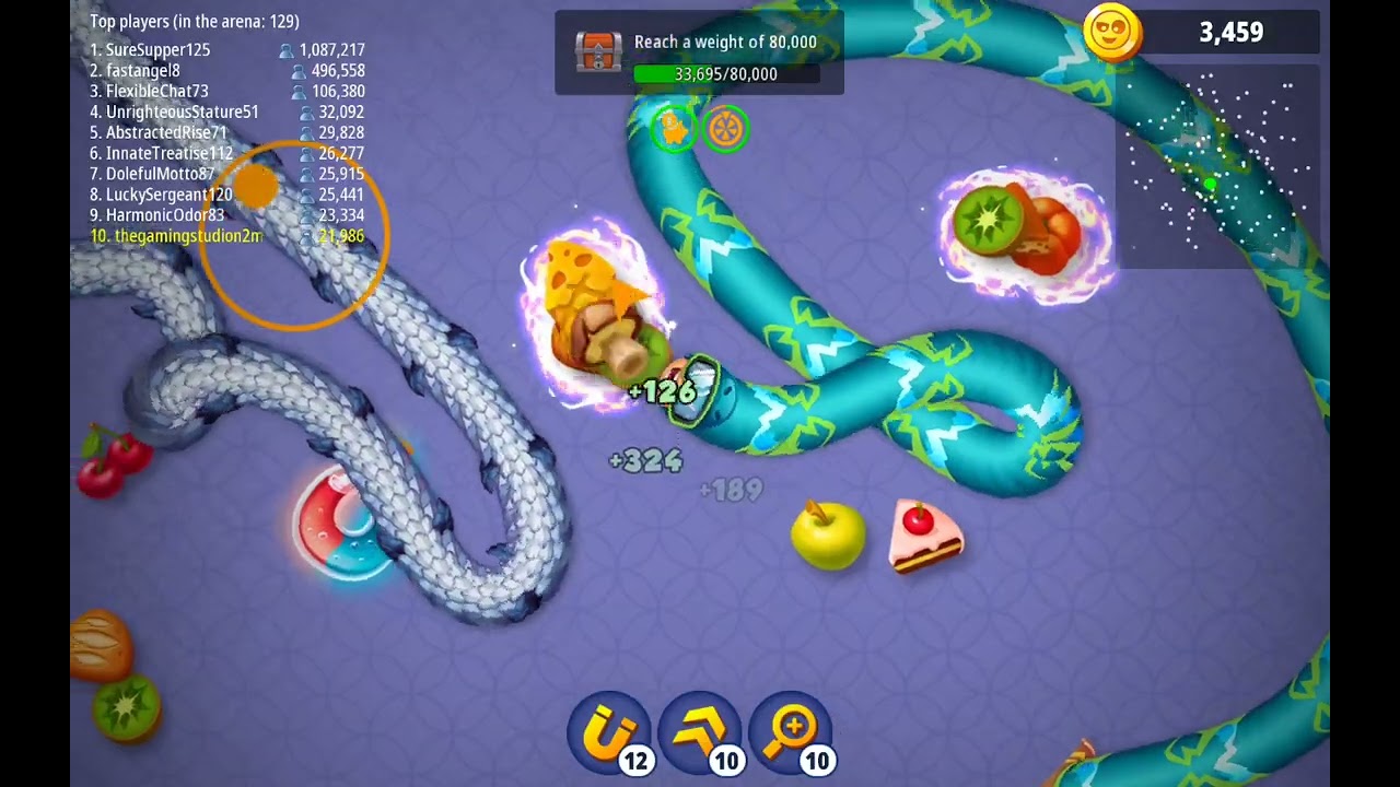 Worms zone gameplay #13