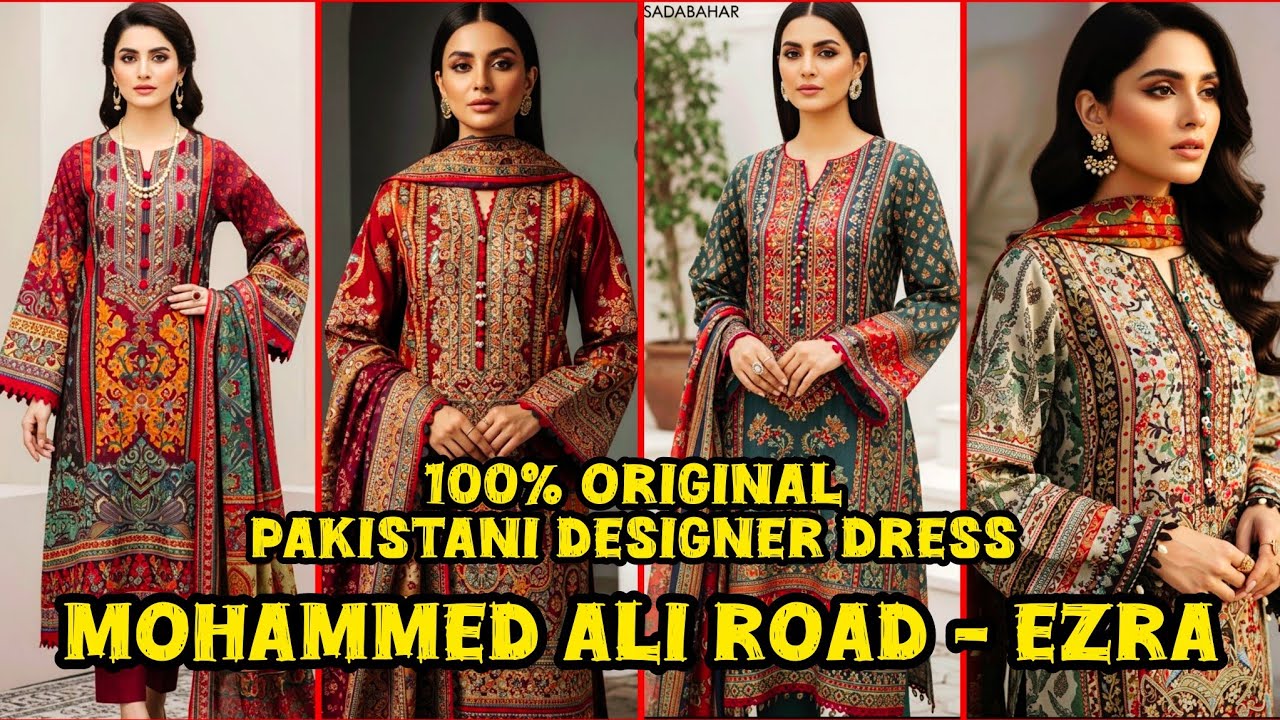 *ORIGINAL PAKISTANI DESIGNER SUITS* | Mohammed Ali Road Shopping | New Arrivals 
