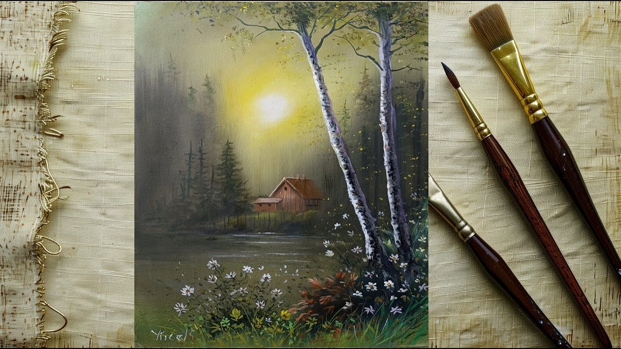 Sis Manzara Akrilik Boya / Landscape Painting