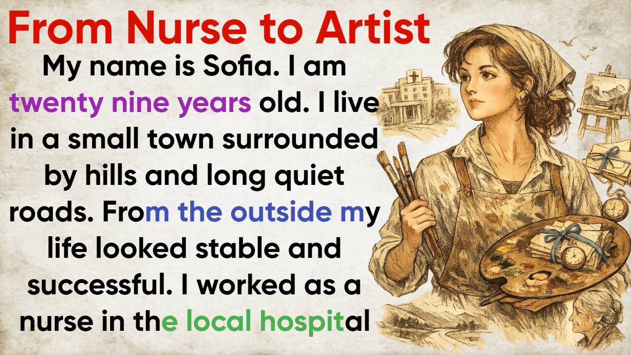 Learn English through Stories Level 3 From Nurse to Artist