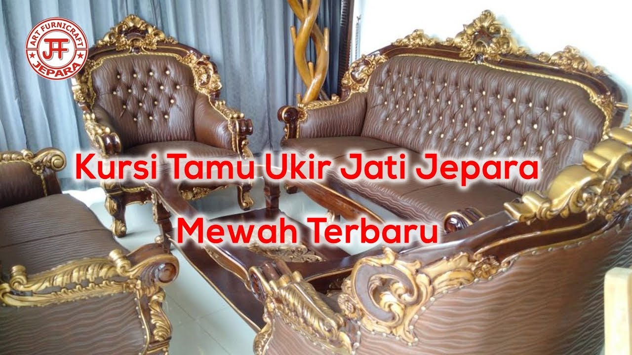 Set Kursi Tamu ukir Jati Mercurio Tokyo Jepara Mewah Termurah