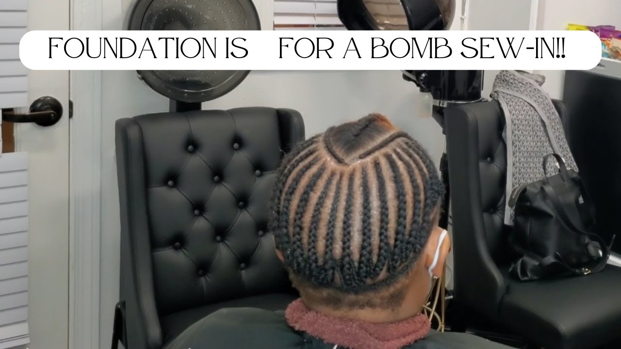 Middle Part Sew-In w/Copper Money Piece | GlamHer Luxury Virgin Bundles | GlamHer Hair