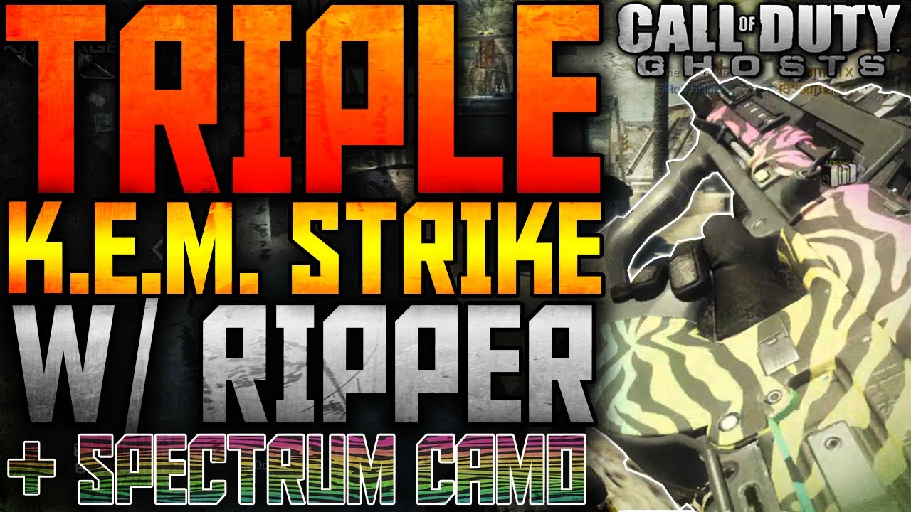 COD: Ghosts - TRIPLE KEM STRIKE w/ 