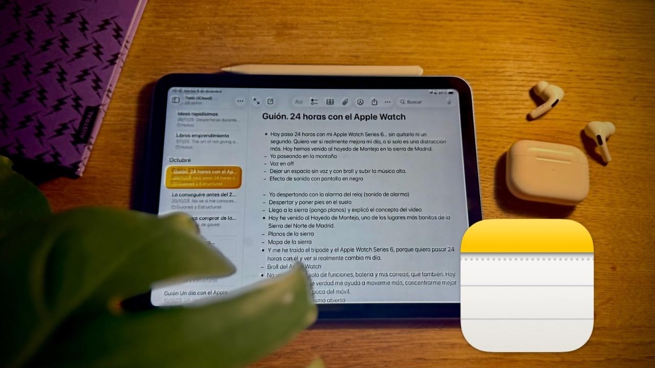 Apple Notes en IPadOS 26: guía completa y trucos