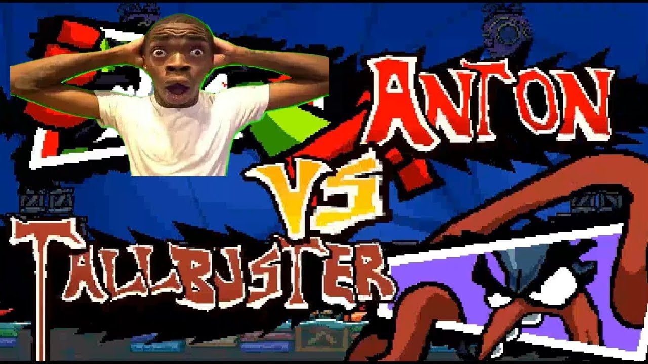 Fighting a tall asshole in Antonblast